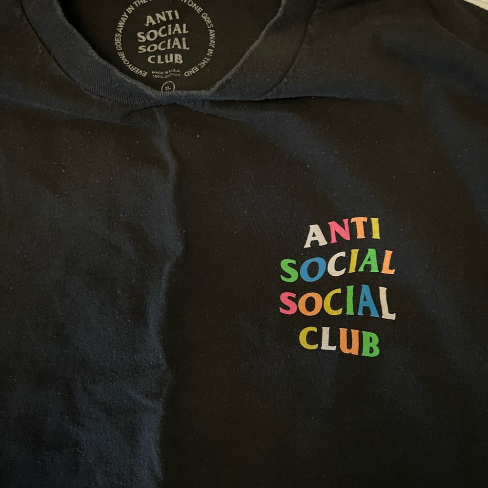 Anti social social club short sleeve shirt perfect condition